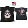 Vtg 2000 Ace Frehley  Mens Face All Double Sided Unisex T-Shirt