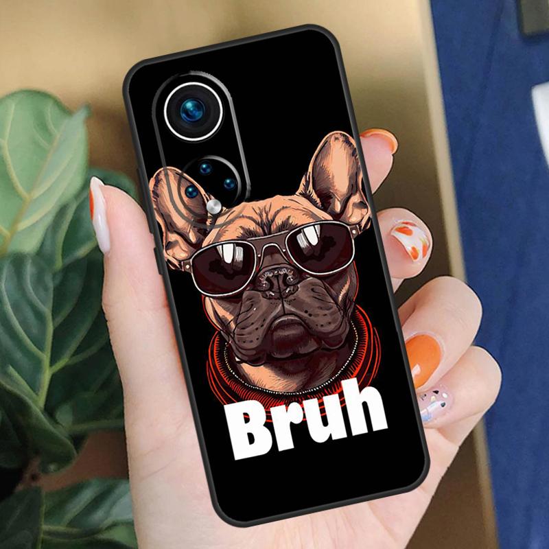 English Bulldog Pug Case For Honor 90 50 70 Lite X9b X9a X8b X8a X8 X9 X9c Honor 200 Pro Magic 5 6 7 Lite Cover