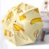 1pc Banana Art Open/Close Folding Umbrella - Raining Gear for Travel Umbrella, All- Portable Umbrella for & Men 8-Rib Yy251229029