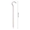 18cm Camping Tent Stake Aluminum Alloy Canopy Stakes Spikes Heavy Duty Tent Peg Wind-proof Lengthened Tent Ground Nails