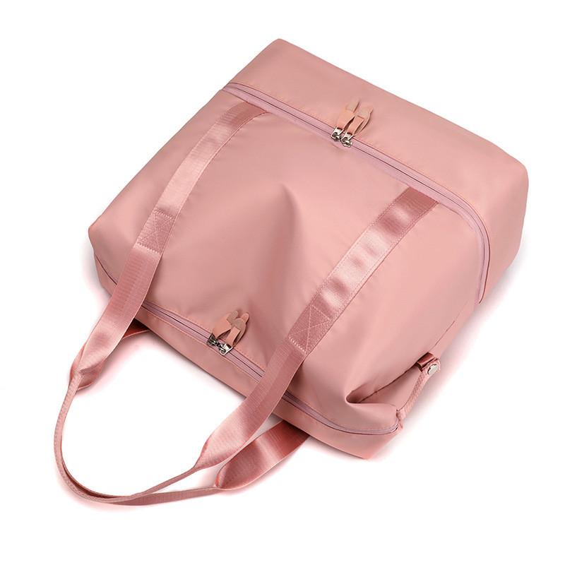 Waterproof Nylon Sport Shoulder Bag With Large Capacity And Dry Wet Separation For Travel And Fitness