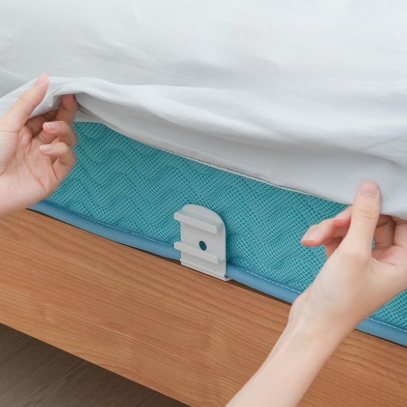 4PCS Bed Sheet & Cover Fasteners Anti - Slip Clips Bedroom Organizer Bed Cover Fixing Clip Invisible Buckle Wardrobe Storage