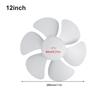 1 st fläktblad 6-bladig fläktblad Lämpliga för takfläkthuvar 160MM/200MM/250MM/280MM Hemförbättring