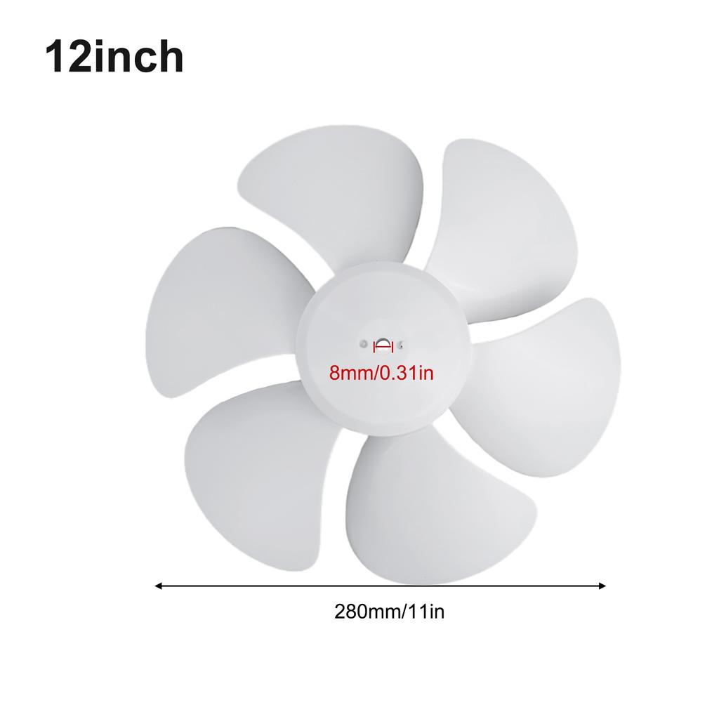 1 st fläktblad 6-bladig fläktblad Lämpliga för takfläkthuvar 160MM/200MM/250MM/280MM Hemförbättring