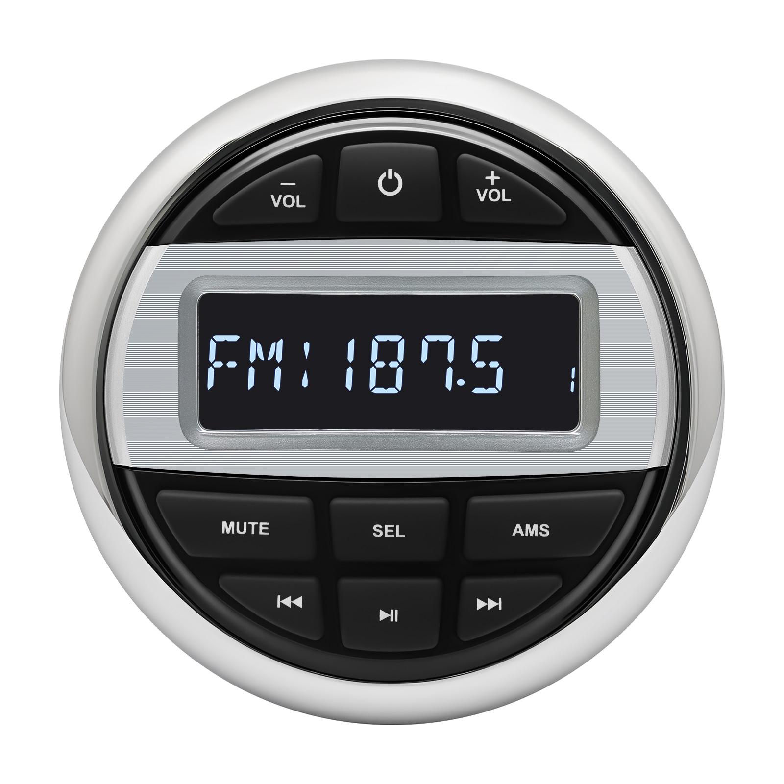 Boat Radio Media Player Marine Stereo MP3 Waterproof Bluetooth-compatible Audio Radio FM AM Receiver Fit for Harvesters radio