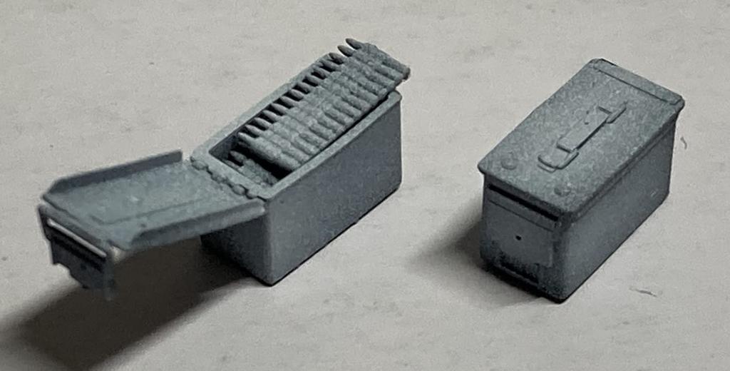 Chino Model Ammunition Box Postwar Resin Kit 1/35 .50cal CM-059
