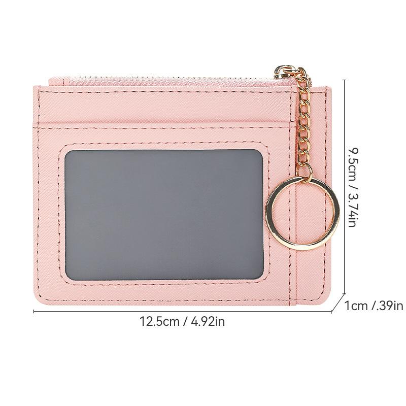

Women Multi-slot PU card holder female key coin purse