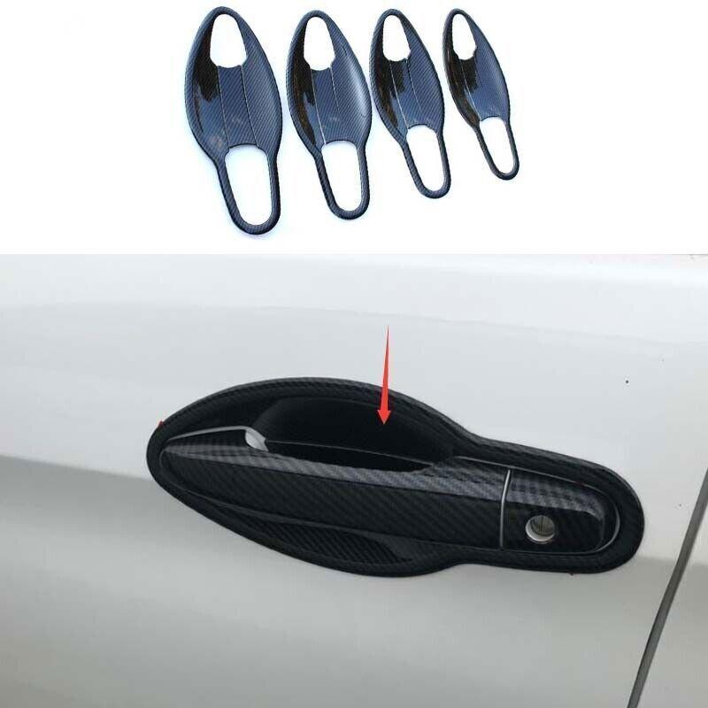For HONDA CR-V CRV 2012-2016 cover trim ABS carbon fiber exterior side door bowl