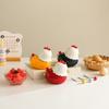 Anti-scald Chicken Toothpick Box Creative Chicken-shaped Fruit Fork Set  Party Supplies