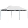 VidaXL Professionelles faltbares Festzelt 3x6 m Stahl Weiß