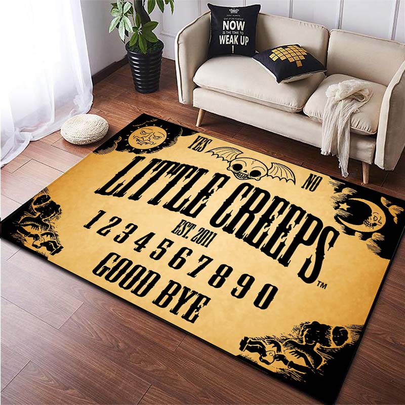 Ouija-Brett, großer Teppich für Wohnzimmer, Teppich, Schlafzimmer, Badematte, weicher Teppich, Heimdekoration
