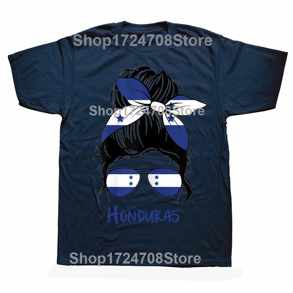 Funny Honduran Honduras Girl T Shirts Summer Style Graphic Cotton Streetwear Short Sleeve Birthday Gifts T-shirt Mens Clothing