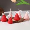 Handcrafted Strawberry Scented Candles for Home Decor and Wedding Favors