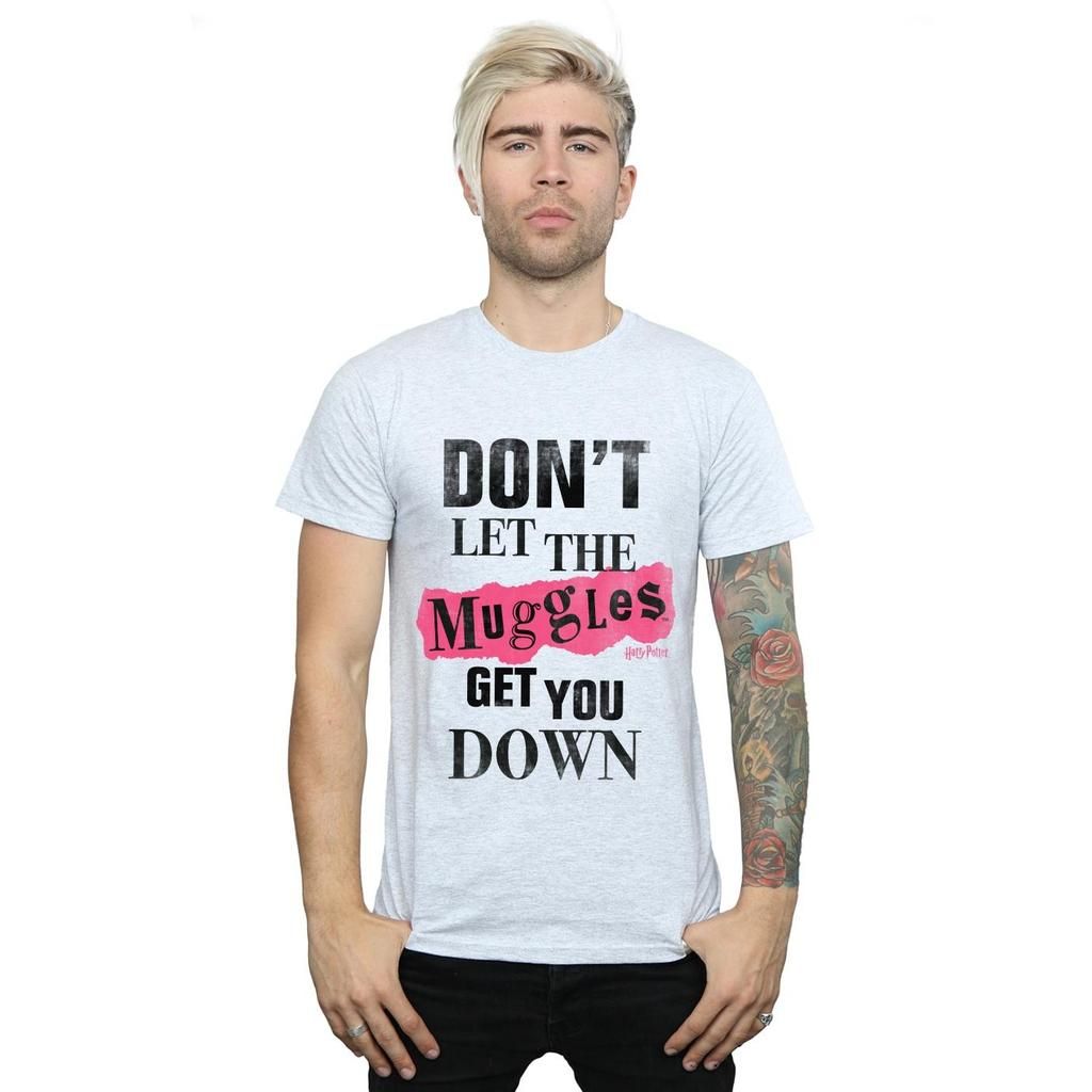 HARRY POTTER Mens Muggles Clippings T-Shirt