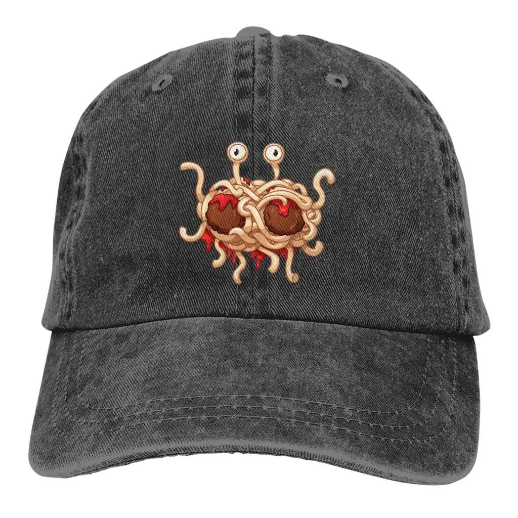Flying Sspaghetti Monster FS Merchandise Unisex Style Baseball Caps Distressed Denim Caps Hat