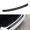 4D Carbon Fiber Rear Trunk Bumper Guard Accessories Decal Sticker Moulding Trim