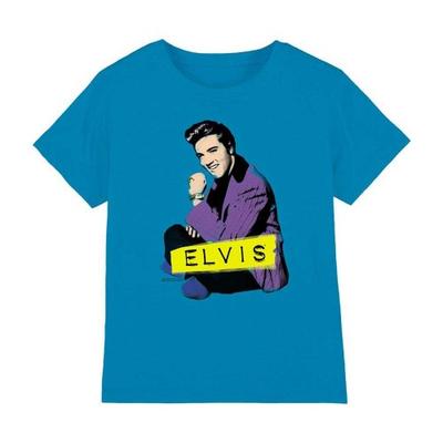 Elvis Presley Childrens/Kids Sitting T-Shirt