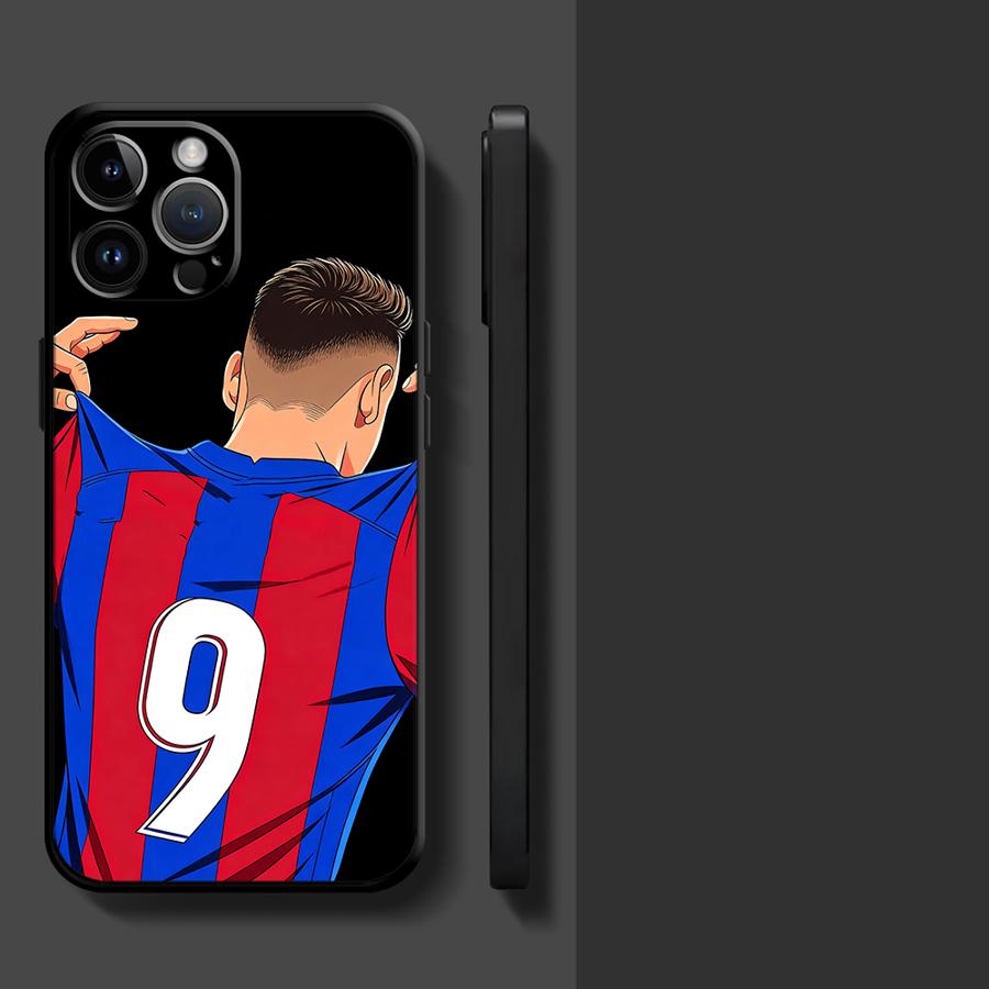 Funda Phone Cover Phone Case for Apple iPhone 17 Pro Max XR XS MAX 12 15 Pro 7 8 17e Air 13 14 16 11 Football Number