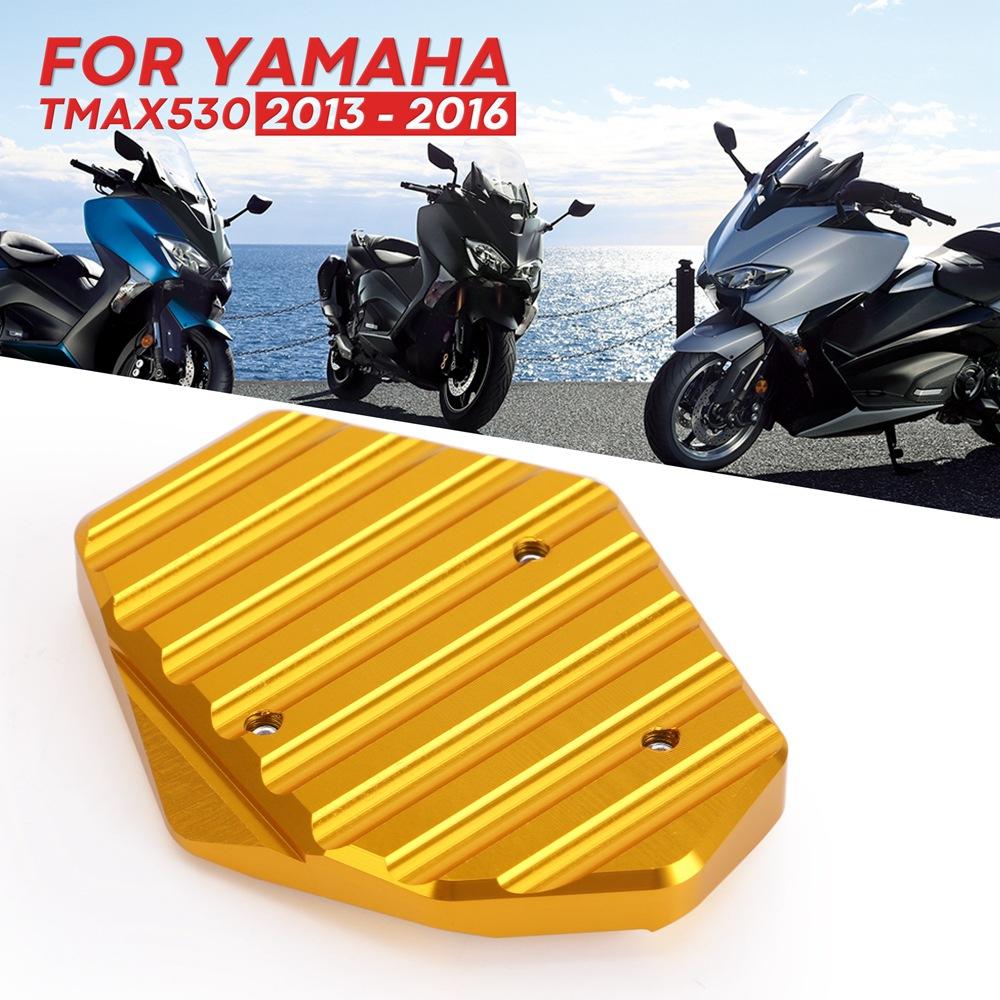 Motorcycle Kickstand Foot Side Stand Extension Pad Support Plate For Yamaha TMAX XP 530