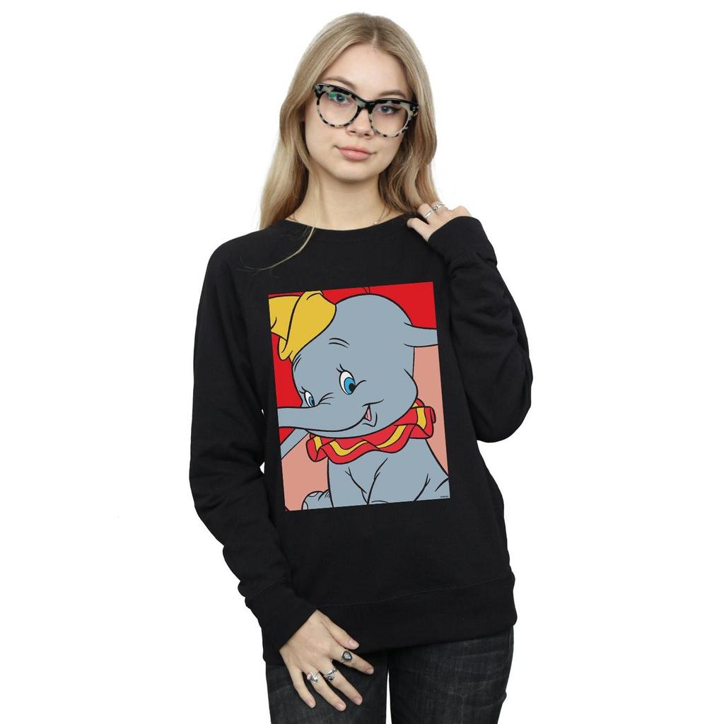 Disney Womens/Ladies Dumbo Portrait Sweatshirt