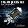 1 Stück H4 Motorrad Scheinwerferbirne Zweifarbig Weiß Gelb BA20D H6 CSP 3570 LED Scheinwerfer mit Angel Eye
