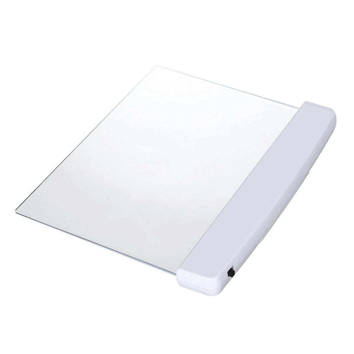 

Плоская лампа ночного видения для чтения, светодиодная панель для чтения, портативная светодиодная лампа для чтения на батарейках, для чтения на батарейках белый