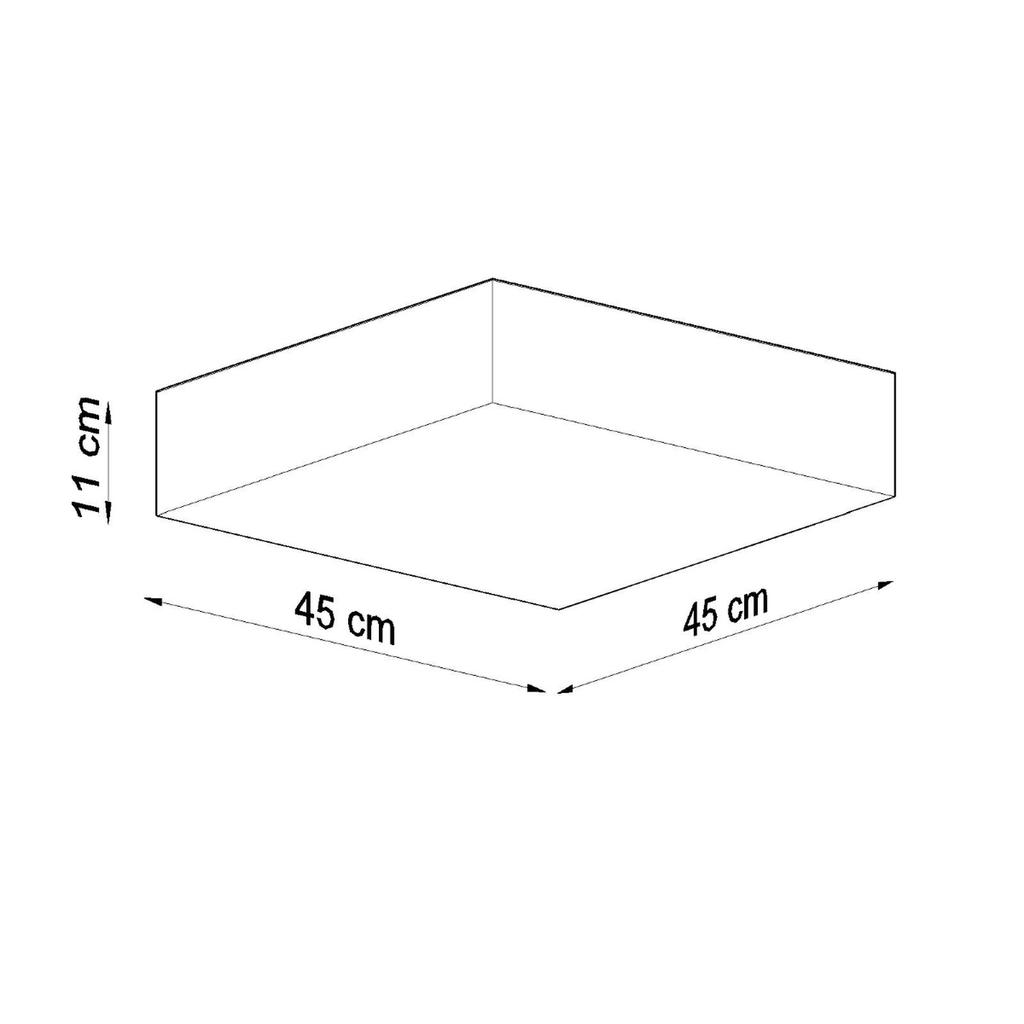 Horus 45 ceiling lamp white