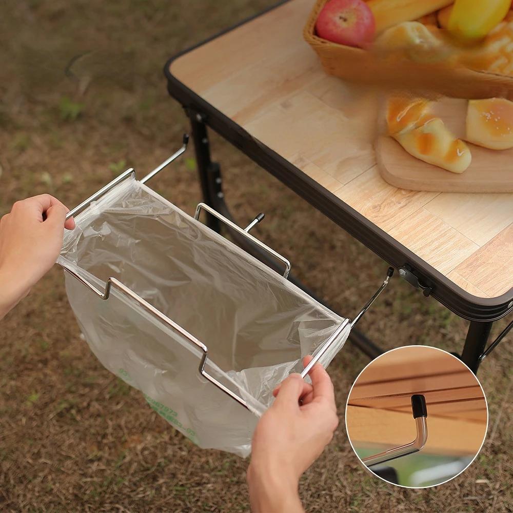 2024 New Outdoor Garbage Rack Kitchen Hanger Bucket Dormitory Camp To Receive Garbage Bag Hanging Bracket