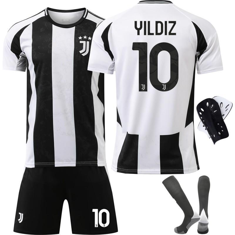 2425 Maillot de Football Juventus N°. 9 Hovic 10 Ildez 7 Chiesa 19 Thuram Ensemble