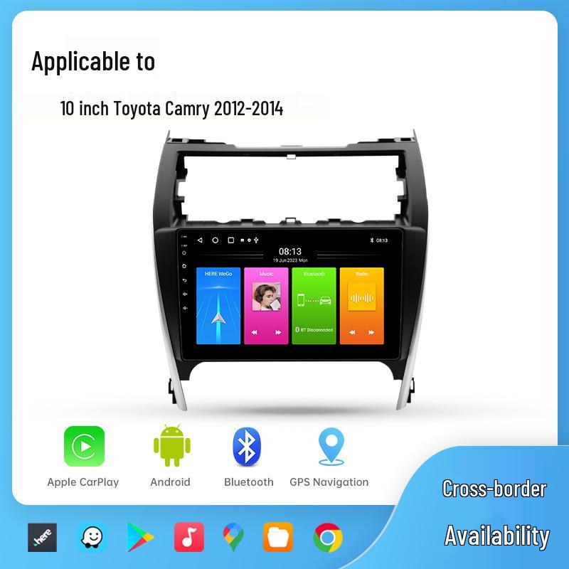 

10-дюймовый экран мультимедийного центра с Android-навигатором для Toyota Camry 1G+32G
