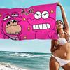 Bandai Crayon Shin-chan Microfiber Printed Beach Towel Mountain Climbing Yoga Beach Swimming Running Absorbent Soft Towel