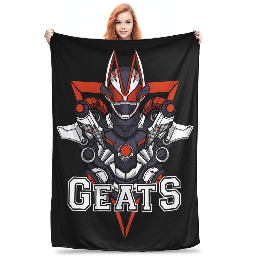 Kamen Rider Anime Blanket Multiple Sizes Super Soft and Warm Throw Blankets for Couch Sofa and Bed