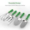 Garden Tool Set Outdoor Heavy Duty Gardening Work Set with Ergonomic Handle Garden Planting Tools Set 11 Piece