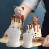 3D Bear Ice Cube Mold Cube Silicone Bear Ice Grinder Ice Cream Coffee Making Tools Cold Drink DIY Ice Cream Molds