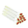Reusable Eyelash Brushes Tube Spoolies Brushes Mascara Wands Plastic Fiber Nylon Lash Makeup Fruit Brush Tube 10pcs/bag