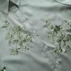 2025 Fall Women's Long Sleeve Loose Embroidered Shirt