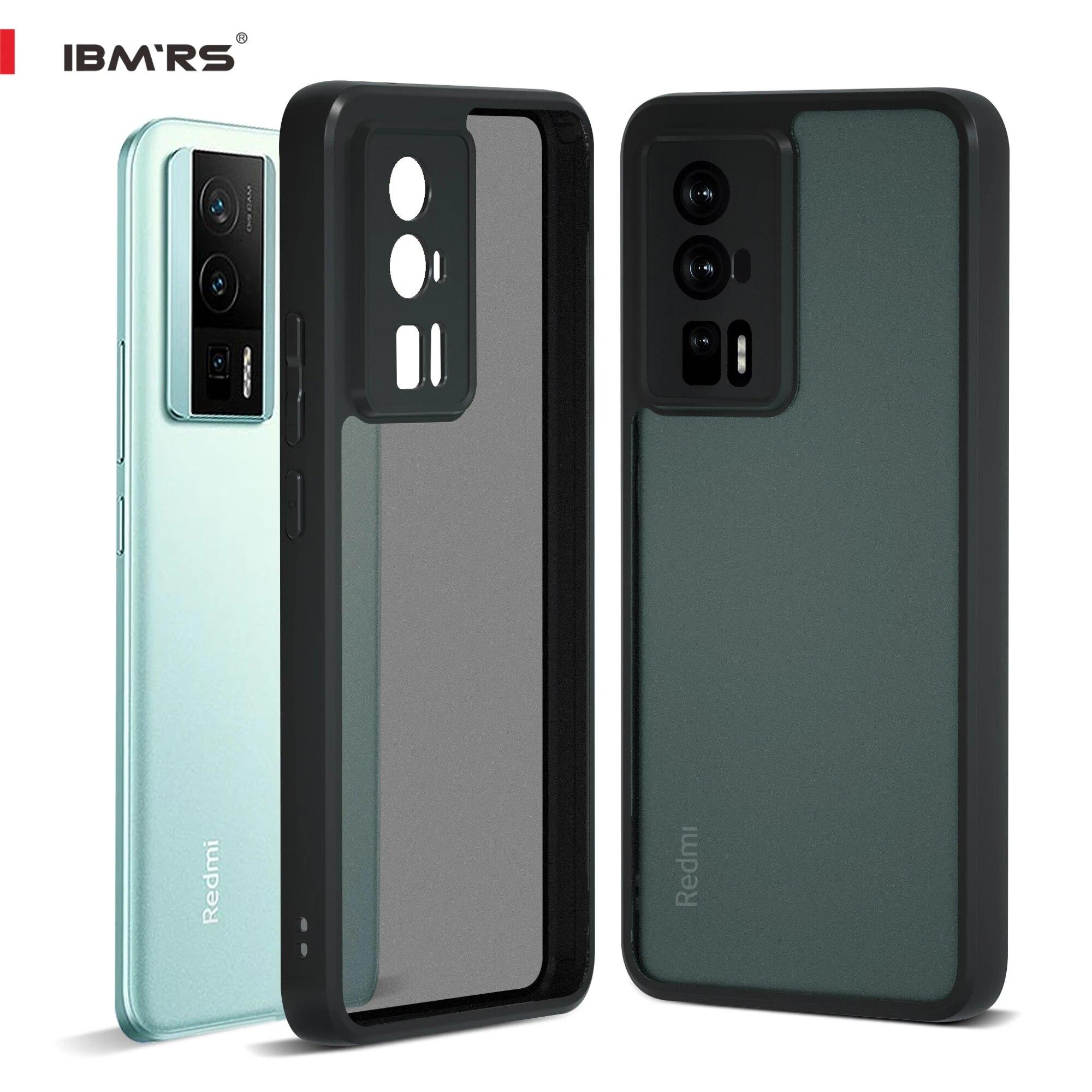 

(Comes with wrist strap)IBMRS for Xiaomi Redmi K60/K60 Pro/Poco F5 Pro Case, [Military Grade Drop Protection] camouflage Shockproof Phone Case for phone series(6.6 ) матовый черный