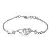 To My Granddaughter Heart Infinity Bracelet – Meaningful Gift with Love Message Card – Birthday, Christmas Present from Grandma