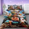 Anime One Piece Duvet Cover Set Japanese Cartoon Brooke Luffy Bedding Set Twin Full Size Bedroom Bed Decor Teens Boys Boys Gifts