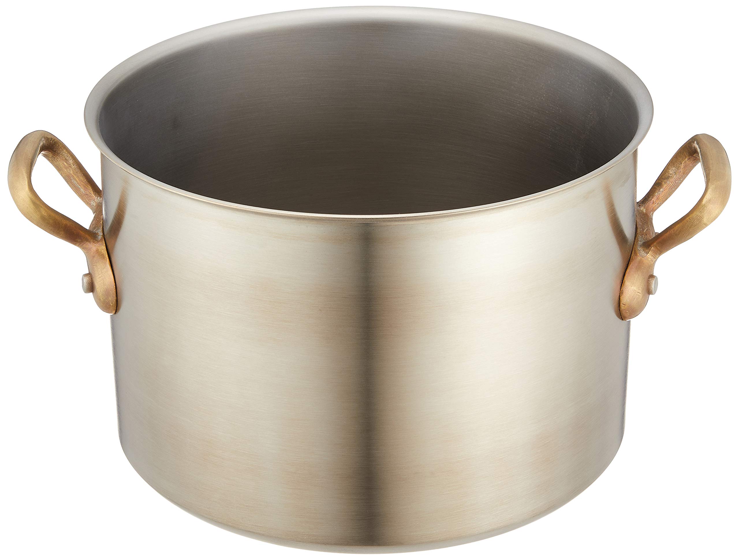 

Endo Shoji Commercial Super Denji Pot 21cm Finish SUS444 Made in Japan AEK0201 Half-Cylinder Eco-Clean