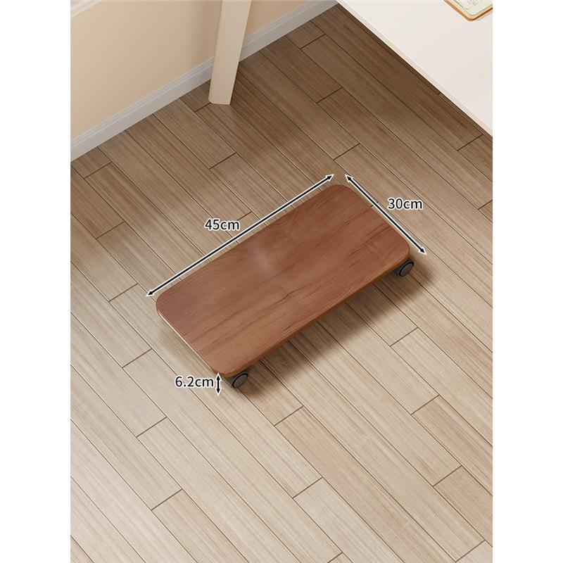 Computer Tower Stand with Wheels Mobile CPU Holder Adjustable Desktop PC Case Rolling Base Under Desk Home Office Universal