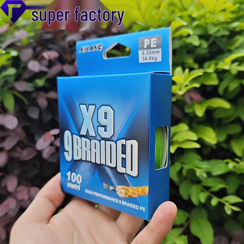Genuine 9-Strand PE Fishing Line, 100 Meters – Strong Tensile Force for Horse Fishing