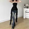 VAYLA Fashion Ribbon Chest Top Women Spring Summer New Sexy Solid Vest Female Sleeveless Sweet Y2k Street Clothes Lady Party Club