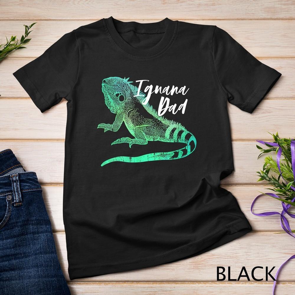 IGUANA DAD Reptile Exotic Pet Owner Boy Animal Lover Vintage Unisex T-shirt