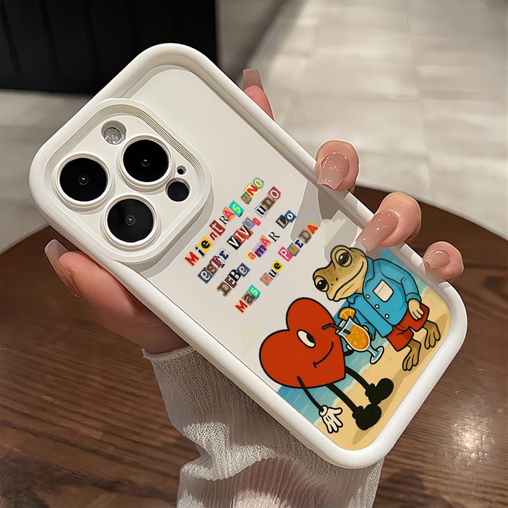 

Hot Bad B-Bunnys Art Phone Case For Xiaomi Redmi Note 15 14 13 12s 12 11 10 9s 9 8 7 A5 Pro Plus 4G 5G Soft TPU Back Cover Redmi Note 12 4G