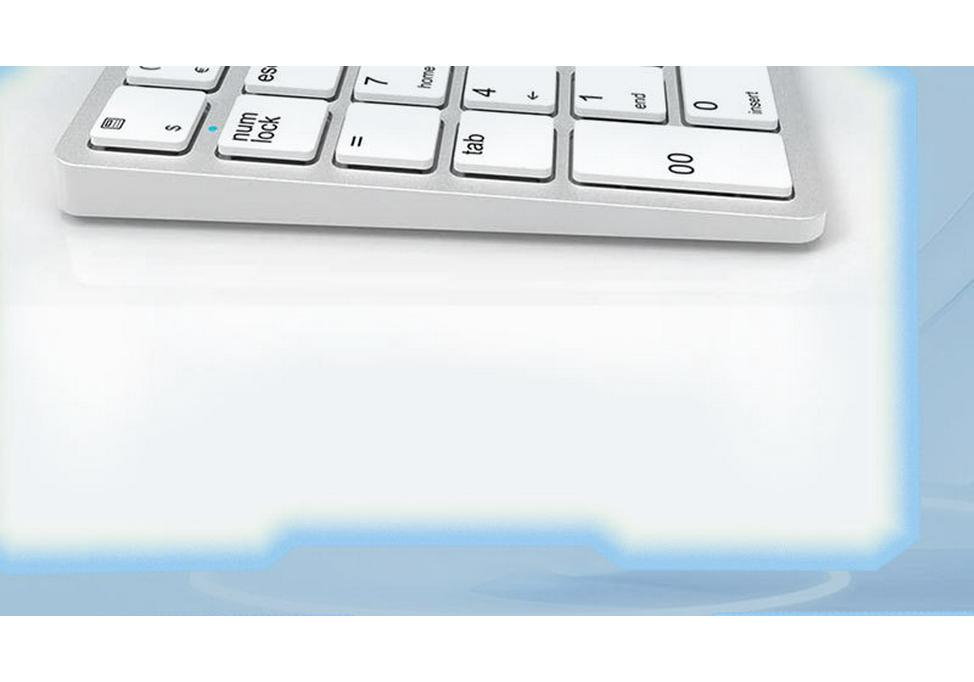 JOMAA 2.4G Wireless Rechargeable Compact Silent Keyboard for Office Use