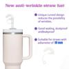 Drinking Straw Topper Accessories Anti Wrinkle Straw Covers for Stanley/Tumbler Cup