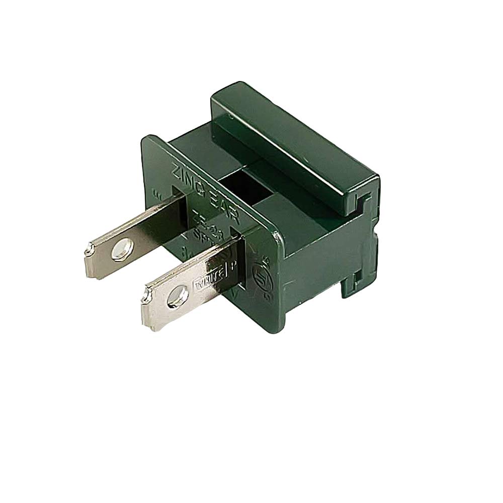 25 Pack Vampire Plugs, Male Plug End Replacement, Electric Plugs, Extension Cord Replacement Ends for Garden Decor Lights, Extension Wire