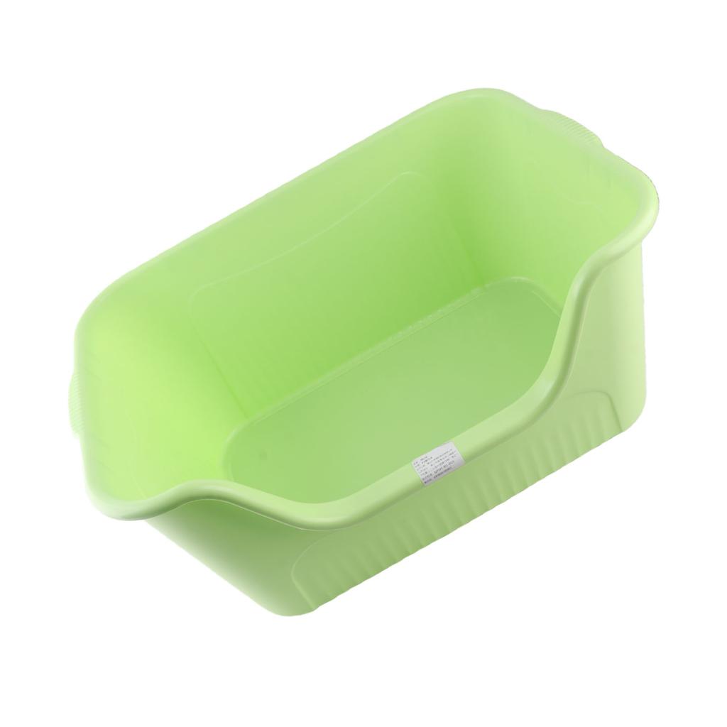 Large Cat Litter Box High Sides Anti Splashing Easy To Clean Simple Look Open Cat Litter Box for Large Cats
