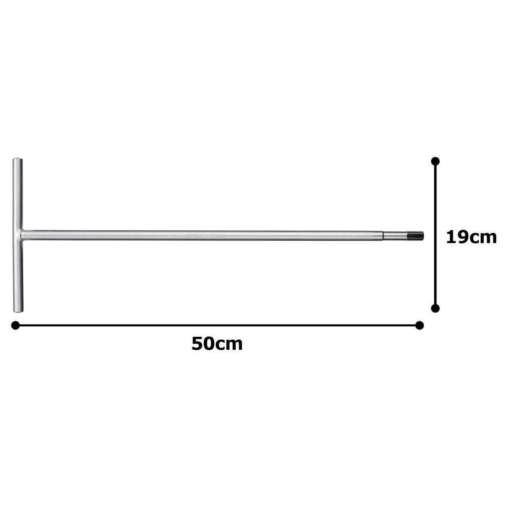 Tone Langer Sechskant 10mm Breite THW-10L500 T-Schlüssel,